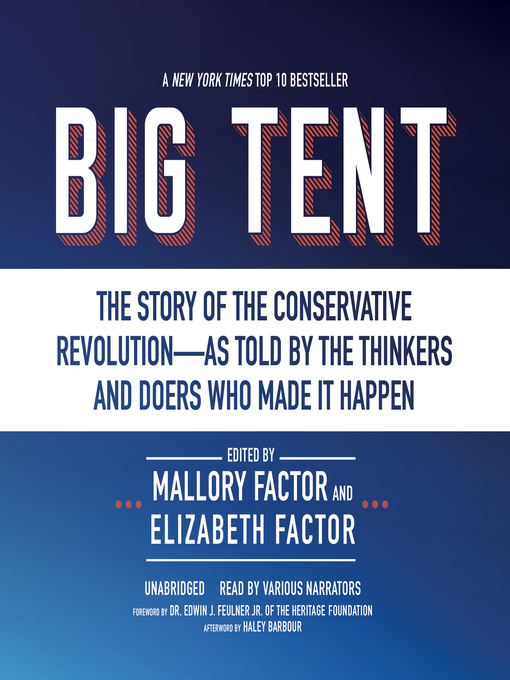 Title details for Big Tent by Mallory Factor - Available